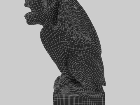 Gargoyle sculpture Model 3D