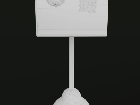 Santa Mailbox 3D Model