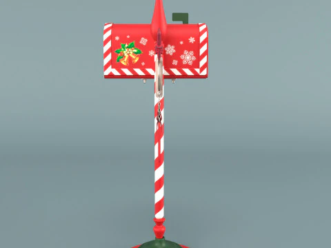 Santas Mailbox 3D Model