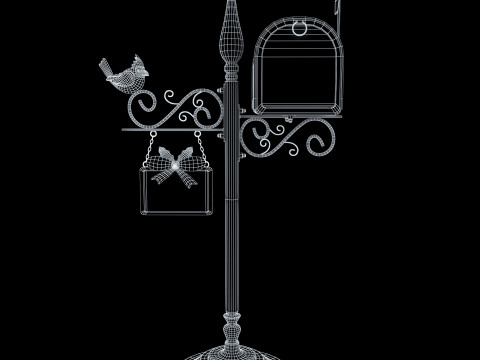 Noel Baba'nın Posta Kutusu 3D Model