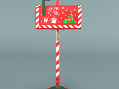 Noel Baba'nın Posta Kutusu 3D Model