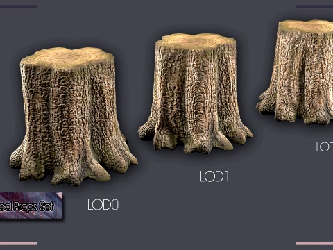 Stylized Medieval Props Pack 3D Model