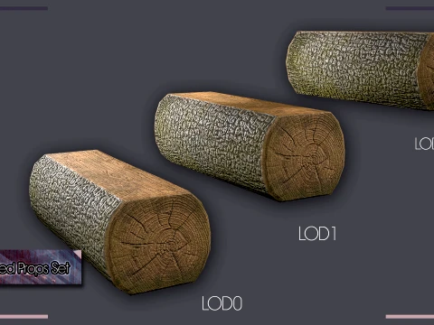 Stylized Medieval Props Pack 3D Model