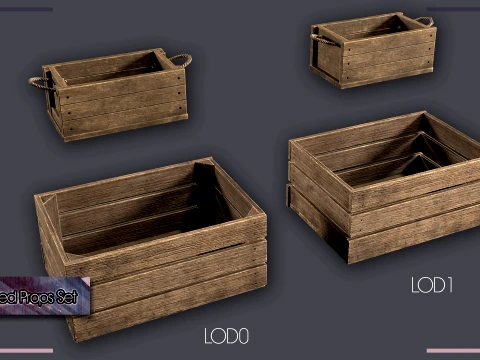 Stylized Medieval Props Pack 3D Model