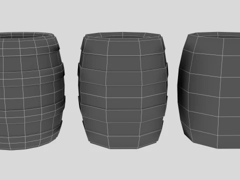 Stylized Medieval Props Pack 3D Model