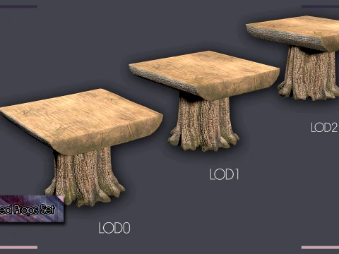 Stylized Medieval Props Pack 3D Model