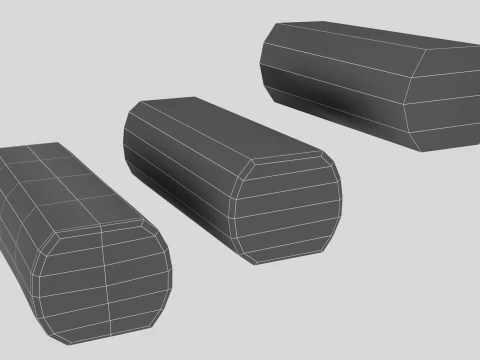 Stylized Medieval Props Pack 3D Model