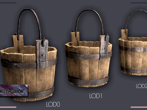 Stylized Medieval Props Pack 3D Model