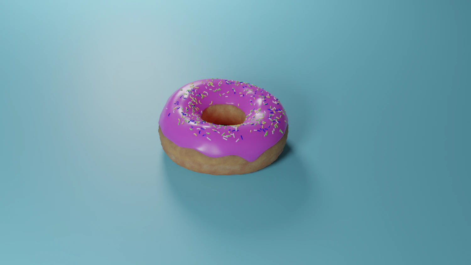 donut 3D Model .c4d .max .obj .3ds .fbx .stl .blend 