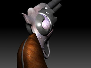 revolver Model 3D