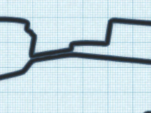 Portachiavi con pista f1 Modello di stampa 3D