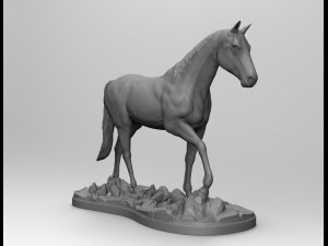 horse Modelo de Impressão 3D