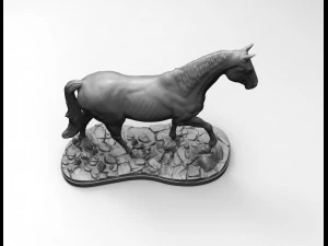 cavalo Modelo de Impressão 3D