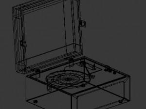 vinyl record player 3Dモデル