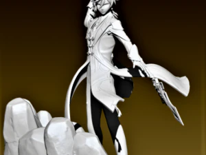 zhongli genshin 3D Model