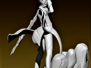 zhongli genshin Modello 3D