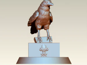 Cuervo Modelo de impresión 3D