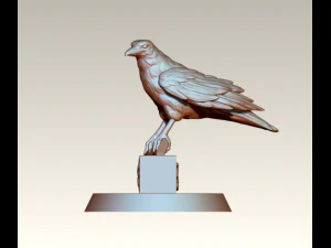 Cuervo Modelo de impresión 3D