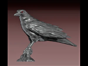 Corvo Modelo de Impressão 3D