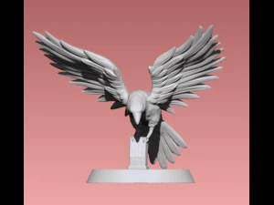 Crow 3D Print Model