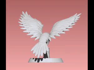 Crow 3D Print Model
