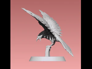 Crow 3D Print Model