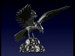 Crow 3D Print Model