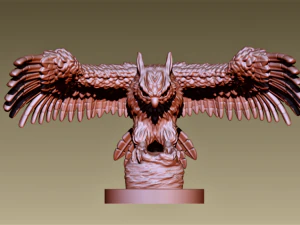 Burung hantu Model Cetak 3D