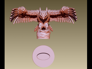 Owl 3D-printmodel