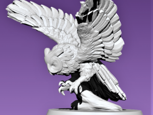 Owl 3D 프린트 모델