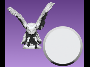 Owl 3D 프린트 모델