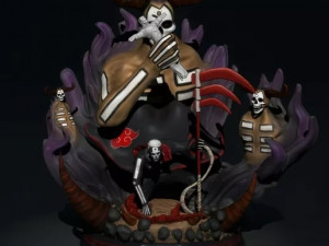 Hidan from naruto Shippuden 3D Print Model
