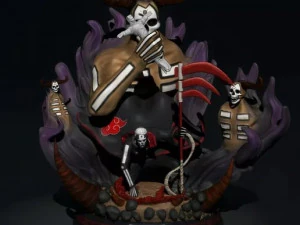 Hidan von Naruto Shippuden 3D Druckmodell