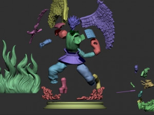 Sasuke and susano 3D Print Model