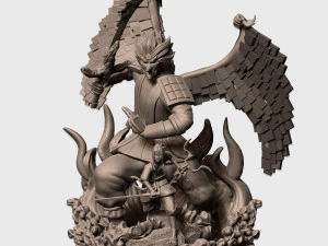 Sasuke and susano 3D Print Model
