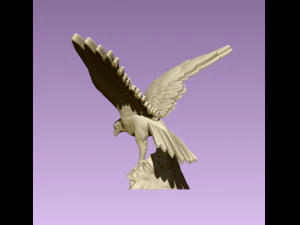 Falc&atilde;o Modelo de Impressão 3D