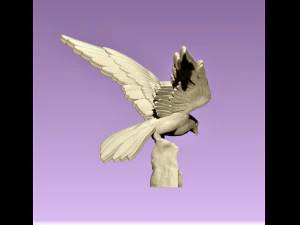 Falc&atilde;o Modelo de Impressão 3D