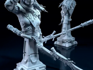 BUST OF ALOY 3D Print Model