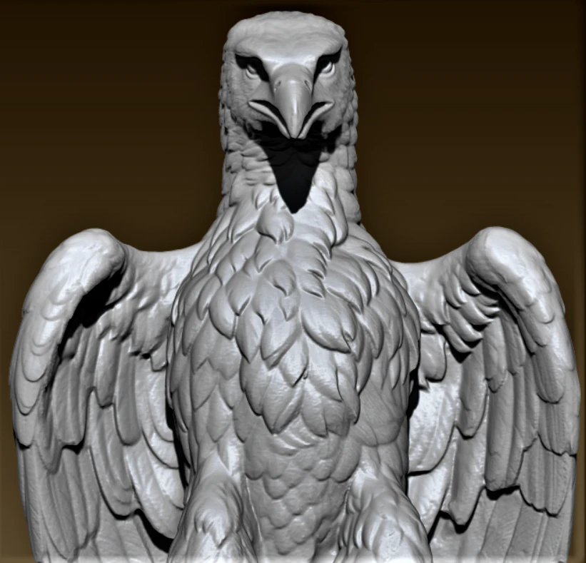 Eagle 3D Print Model .c4d .max .obj .3ds .fbx .stl .blend 