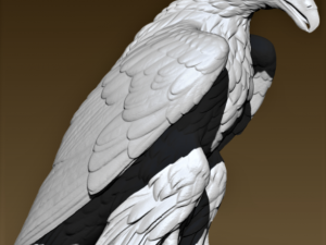 Eagle 3D-printmodel