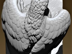 Eagle 3D-printmodel