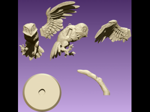 Owl 3D Print Model