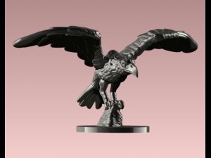 Crow 3D Print Model