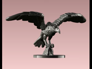 Corvo Modelo de Impressão 3D