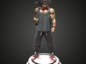 Goku Modello 3D