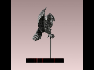 Owl Emblem of the Main Intelligence Directorate 3D Model