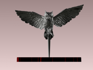 Owl Emblem of the Main Intelligence Directorate 3D Model