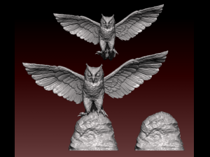 Owl Modelo 3D
