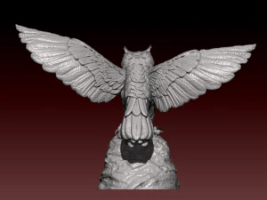 Burung hantu Model 3D