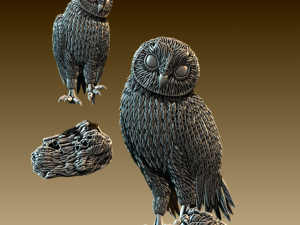 Barn Owl Model do druku 3D